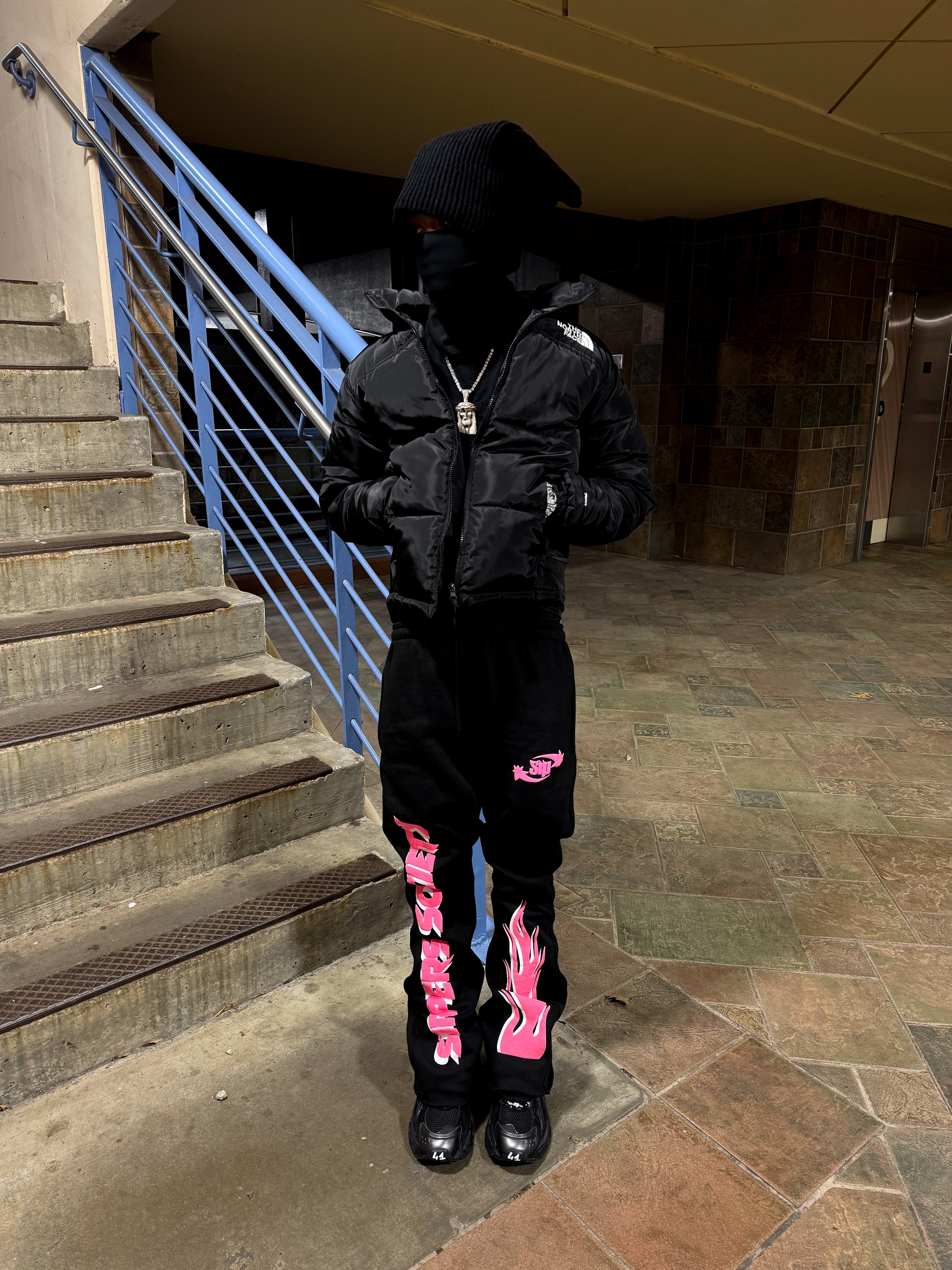 "Pink Flare" Sweatpants