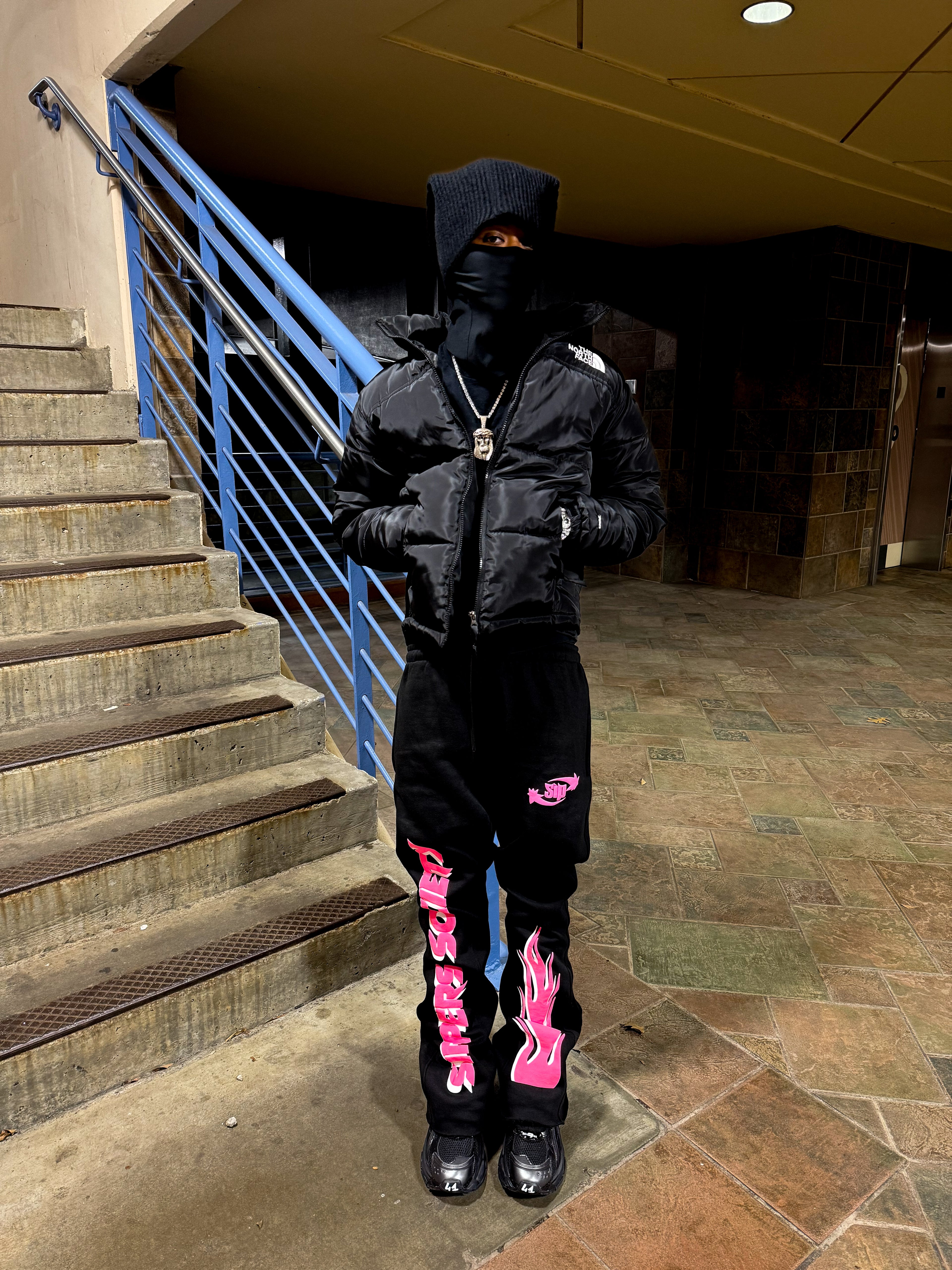 "Pink Flare" Sweatpants